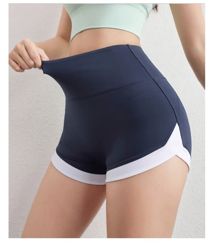 Women's Recycled Yoga Shorts – Hip - Lifting Sweat - Wicking Solid Color - VeauBeauty